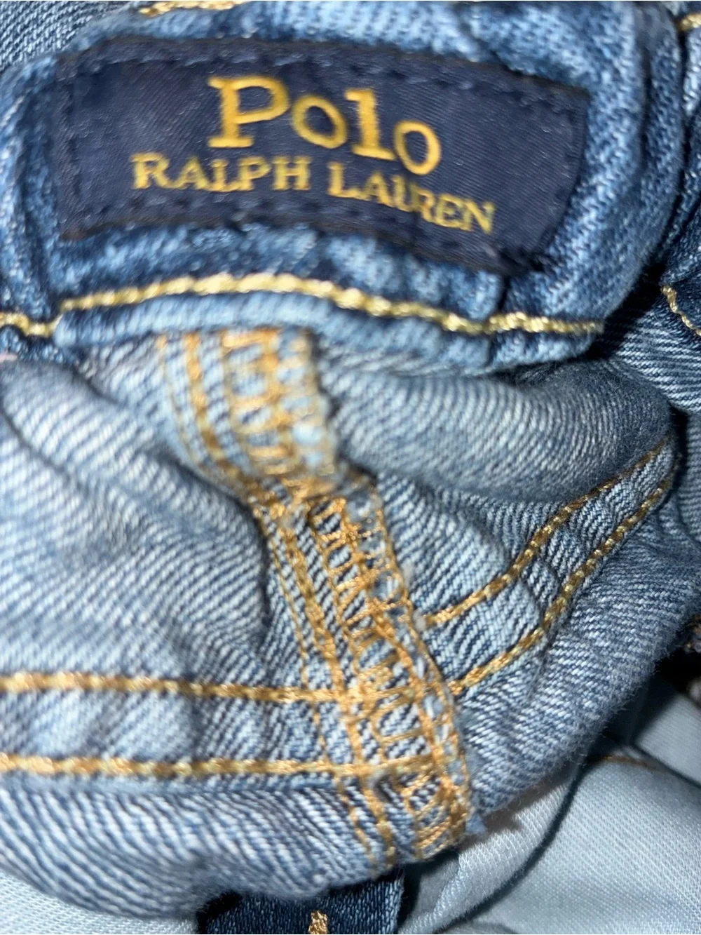 Ralph Lauren Blue Denim Mini Skirt